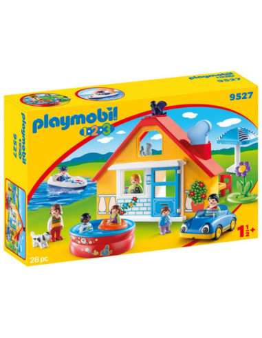 Playmobil 1.2.3 Casa De Vacaciones - 9527