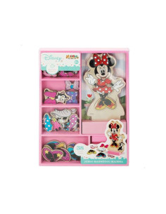 Juego De Madera Vestidos Magneticos Disney Minnie 22x30...