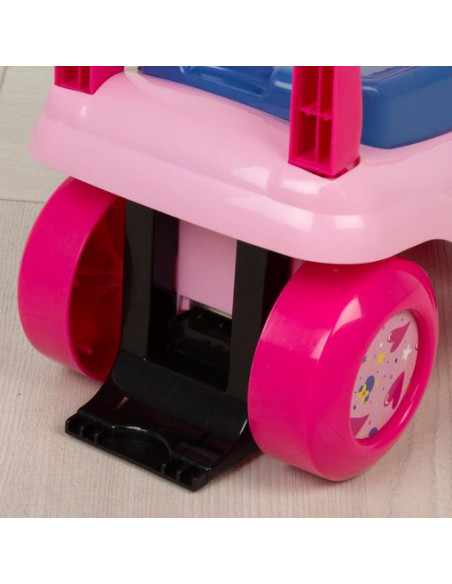 Minnie - Correpasillos Bebé Máx. 15 Kg Con Bocina, Teléfono Y Asiento Abatible Para Almacenaje 43x21