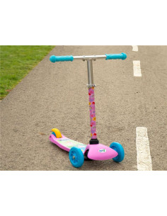 Peppa Pig - Patinete 55x23x68 Cm 3 Ruedas Con Luces +3... 2