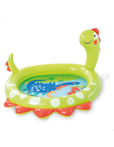 Piscina Hinchable Dinosaurio, Medidas 119x109x66 cm, Capacidad de 68 litros