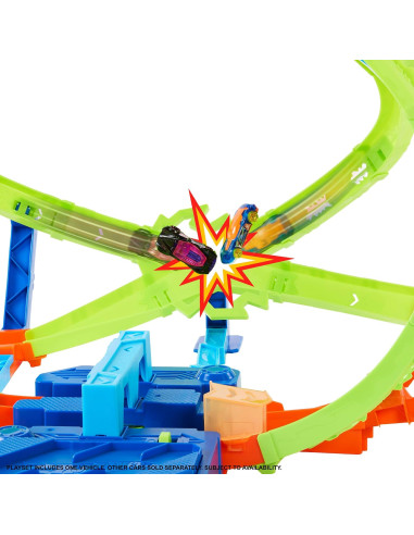 Hot Wheels Stunt Pista de Juguete Pistas...