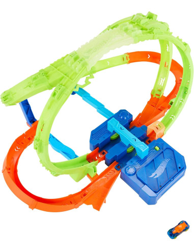 Hot Wheels Stunt Pista de Juguete Pistas...