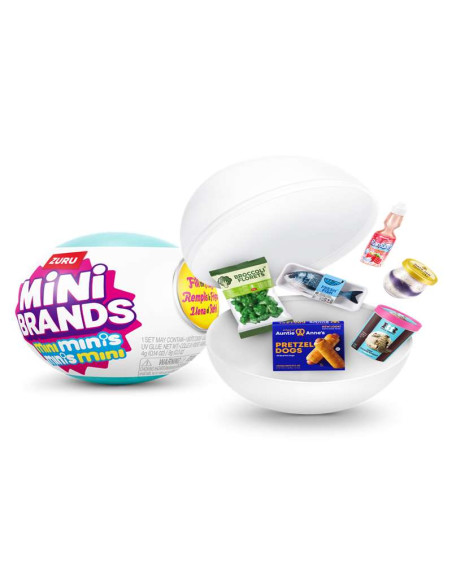 Mini Brands Llena la nevera bola sorpresa Modelo Surtido (1 unidad por artículo comprado)