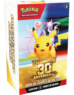 Pokémon: Lote de Sobres de Mejora de Celebración 30.º...