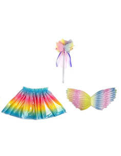 Conjunto Princesa con Tutú, Alas y Varita Surtido