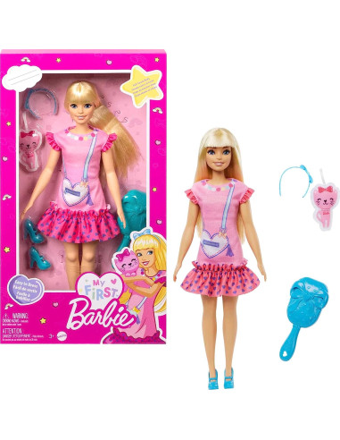 Barbie- Mi primera Barbie Malibú Muñeca rubia