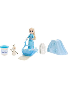 Disney Frozen Muñeca Pequeña Elsa con Accesorios y Masa...