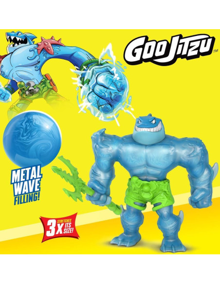 Heroes de Goo JIT Zu Figura de Accion - Descubre los nuevos Goo Power Figura Trash ¡Estruja y Estira