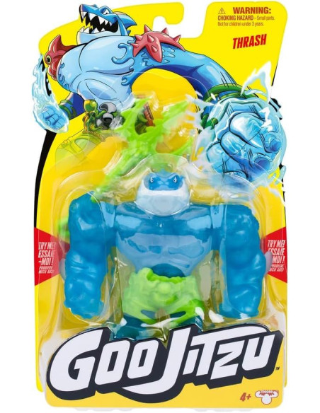 Heroes de Goo JIT Zu Figura de Accion - Descubre los nuevos Goo Power Figura Trash ¡Estruja y Estira
