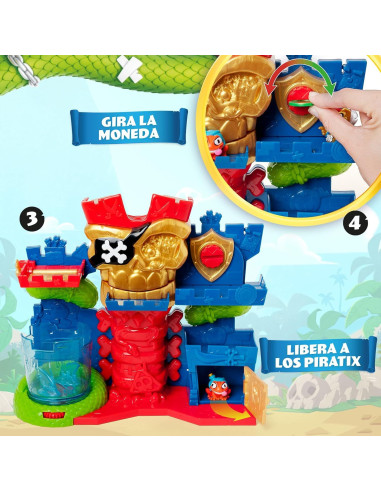 PIRATIX Skull Fortress–Fortaleza con Trampas...