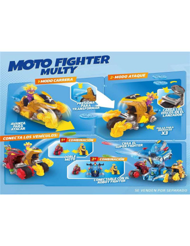 SUPERTHINGS – Moto Fighter Multy. Vehículo de...