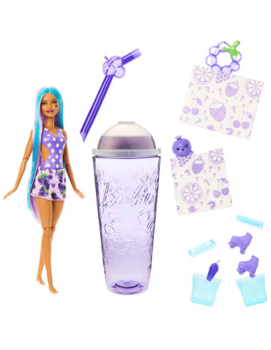 Barbie Pop Reveal Serie Frutas Uvas