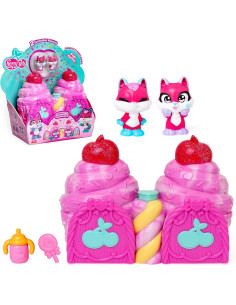 Cherry Pets Confetti Cupcake Fox Twins Ginger y Roxy,...