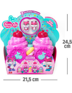 Cherry Pets Confetti Cupcake Fox Twins Ginger y Roxy,... 2