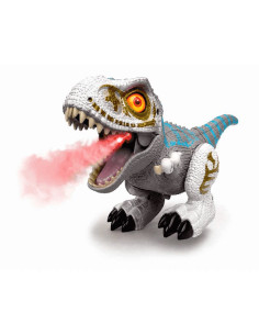 Dino Rex Vapor Blast World Planet con luces, sonido y...
