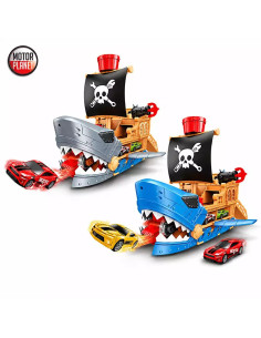Barco Pirata Mandíbula de Acero Motor Planet
