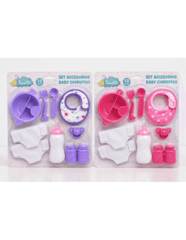 PequeBB Set Accesorios Baby Comiditas – 10...