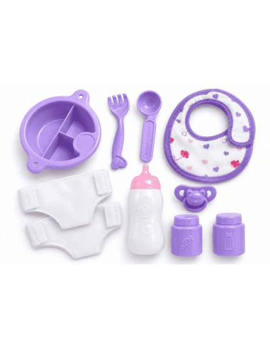PequeBB Set Accesorios Baby Comiditas – 10...