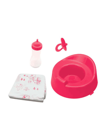 PequeBB Set Peque Cuidados – 4 Accesorios para Muñecas