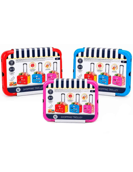 Role Planet Shopping Trolley 3 en 1 con 30 Accesorios – Modelos Surtidos