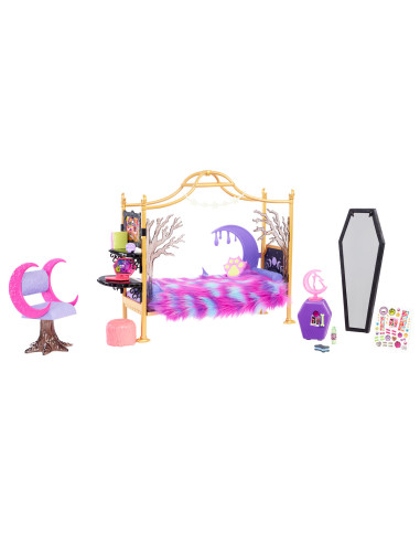 Habitacion Monster High Clawdeen Wolf Bedroom Playset