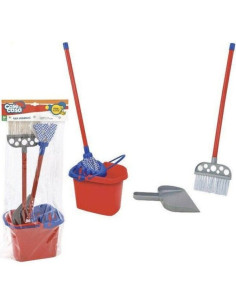Conjunto limpieza Cubo Fregona Escoba Recogedor