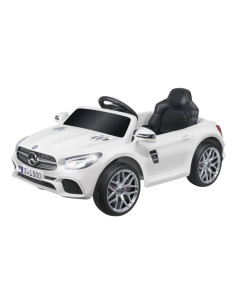 Coche eléctrico Mercedes SL500 blanco de 12 voltios