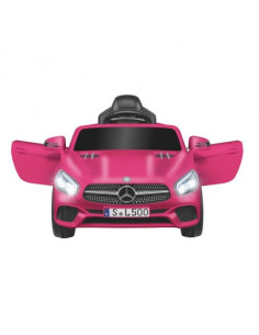 Coche eléctrico Mercedes SL500 rosa de 12 voltios 2