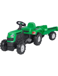 Tractor Dolu a pedales con remolque