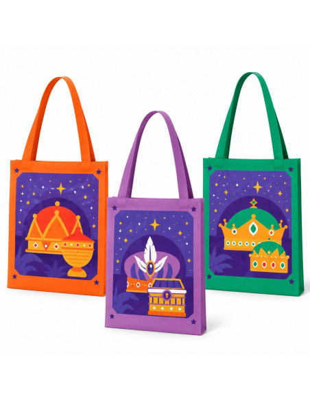 Talega Reyes Magos Infantil – Bolsa para Caramelos y Juguetes