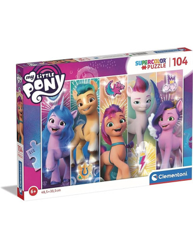 Puzzle 104 Piezas My Puzzle Infantil Personajes Little Pony