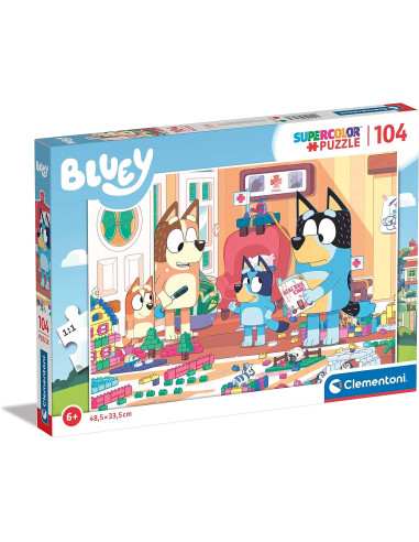 Puzzle 104 Piezas Bluey