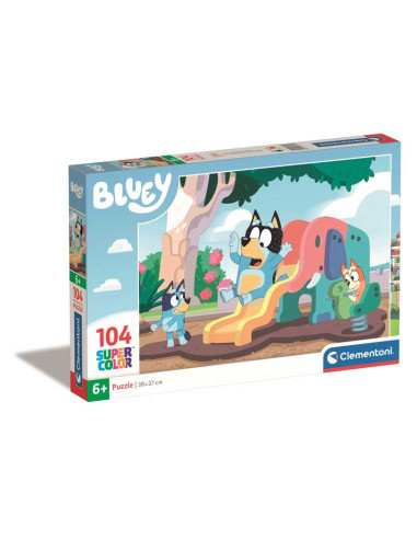 Puzzle 104 pzas. bluey supercolor