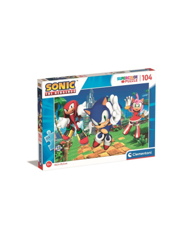 Puzzle 104 pzas. sonic supercolor