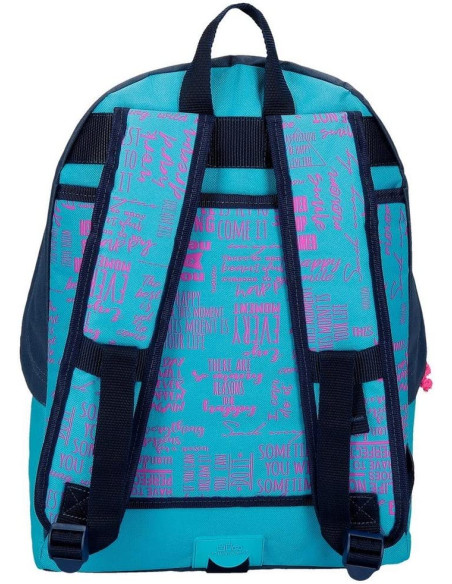 Mochila Smile Azul Adaptable