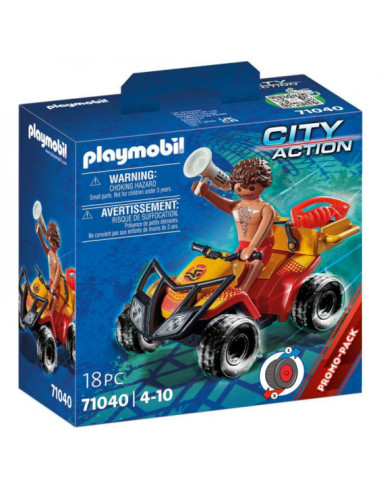 Playmobil City Action Quad de Rescate Promo Pack - 71040