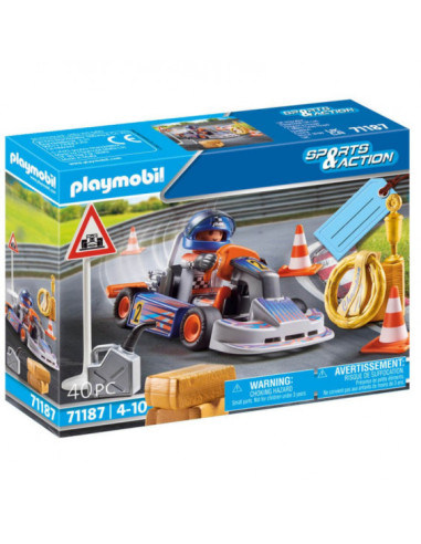 Playmobil Sport & Action Kart de Carreras - 71187