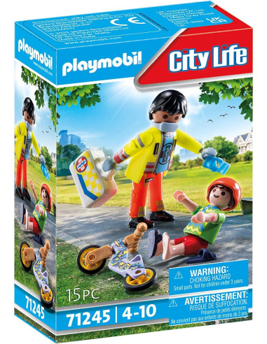 Playmobil City Life - Paramedico con Paciente 7124