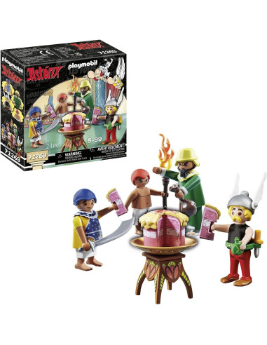 PLAYMOBIL Asterix 71269 Paletabis y la Tarta envenenada