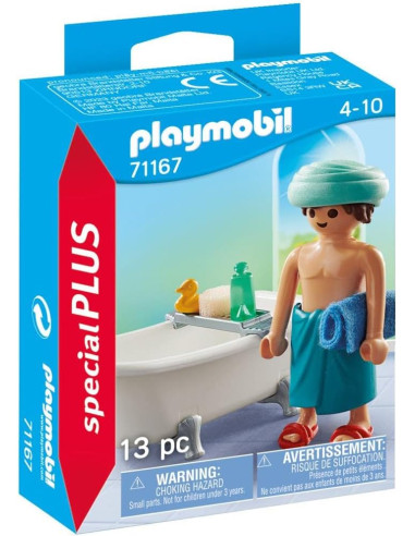 Playmobil Special Plus Hombre En La Bañera