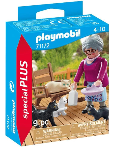 Playmobil especial Abuela con gatos