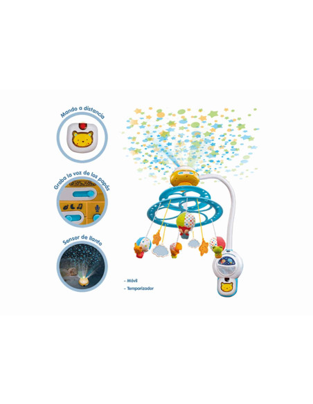 VTech Móvil Proyector Noche Estrellitas| Juguete Infantil 