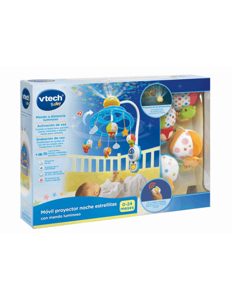 VTech Móvil Proyector Noche Estrellitas| Juguete Infantil 