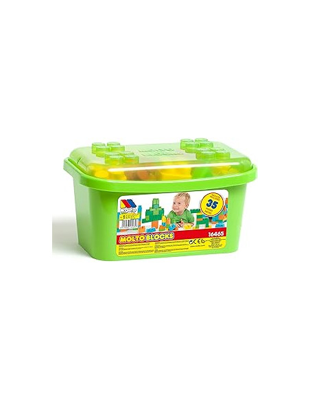 Molto Cubeta Bloques 35 Piezas