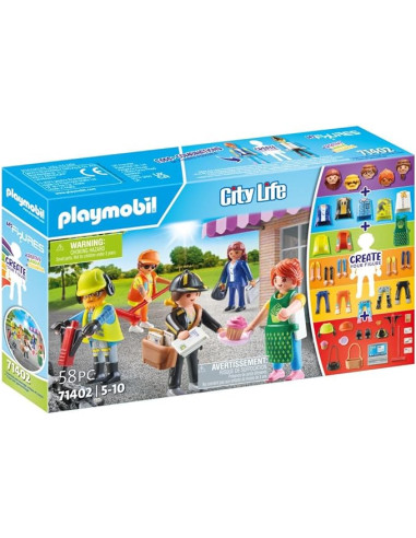 PLAYMOBIL My Figures, Vida en la Ciudad 71402