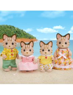 Sylvanian Families Familia Gatos Rayas 2