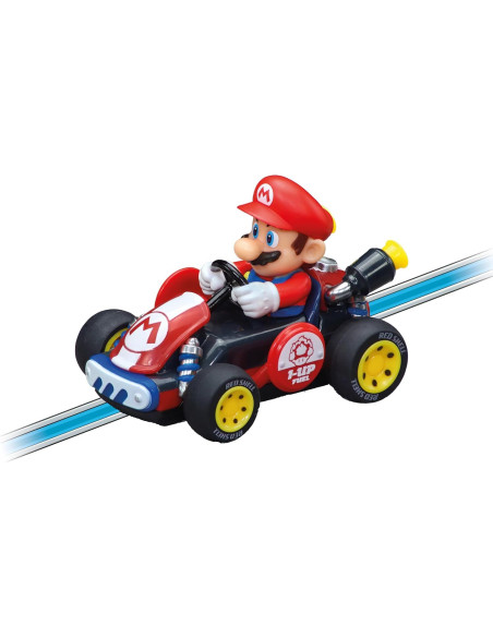 Circuito Carrera First Nintendo Mario Kart World 2,4 m con Mario y Yoshi