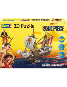 Puzzle 3D One Piece Going Merry Revell 112 Piezas 2