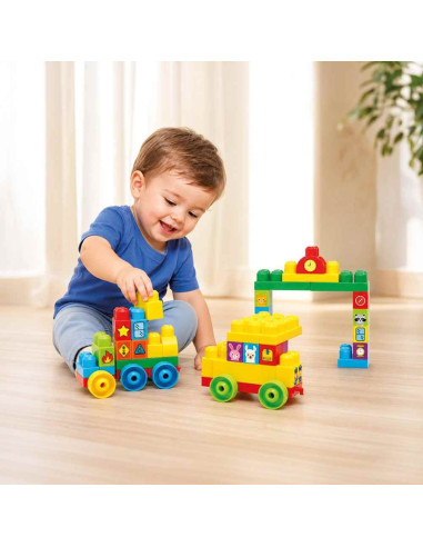 Tren de Bloques Infant Planet con 76 piezas